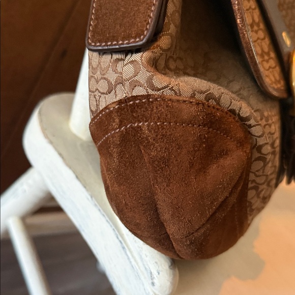 Coach Tan and Brown Shoulder BagY2K - Picture 5 of 15